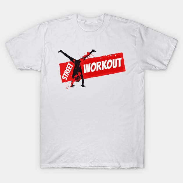 Street Workout T-Shirt by Gravity Zero